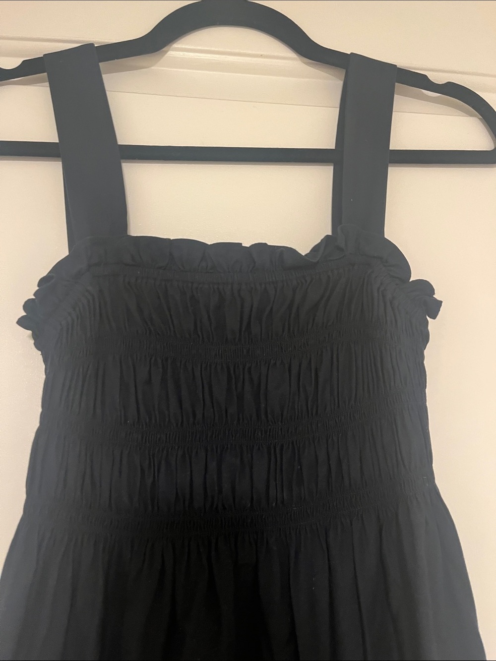 Reformation black poplin XS midi dress EUC - Picture 3 of 7